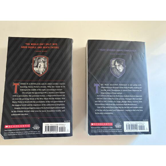 Harry Potter 2018 First Print Paperback Set | Books 5 & 6 - Picture 3 of 3